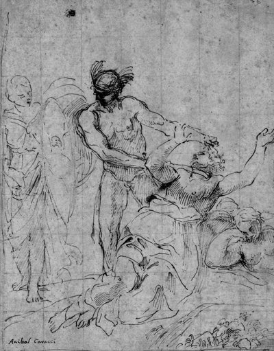 Perseus Killing Medusa by Annibale Carracci